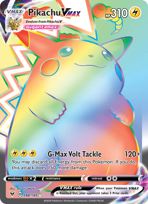 Pikachu example card